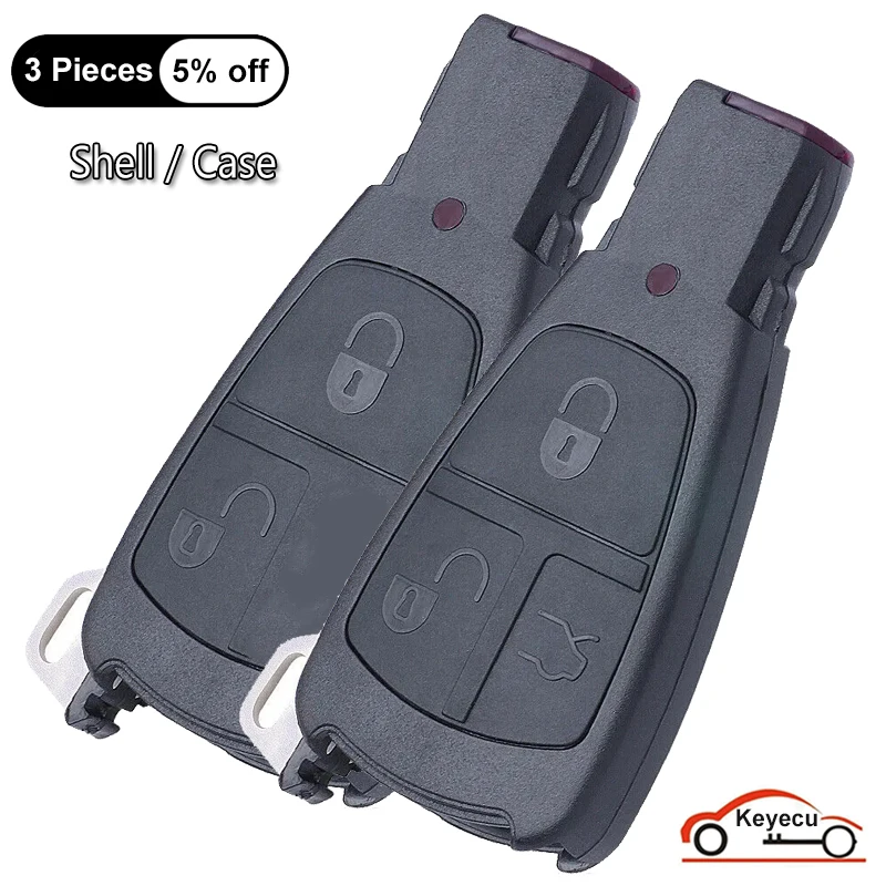 Keyecu 2 3 Tlačidlá pre Mercedes-Benz CL500 CL600 C230 C280 C43 CLK200 CLK230 CLK320 CLK430 CLK55