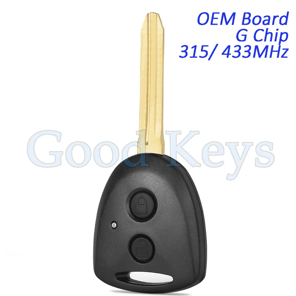 Keyecu OEM Original Board Remote Key FOB pre Toyota Avanza 2016 2017 2018 Wigo Grand For Daihatsu Xenia Alza G Chip 315/433MHz