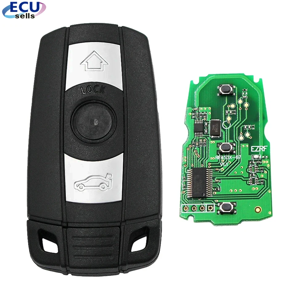 Keyless-Go Plné inteligentné diaľkové kľúče pre BMW 1 3 5 Series X5 X6 2006-2011 868MHz ID46