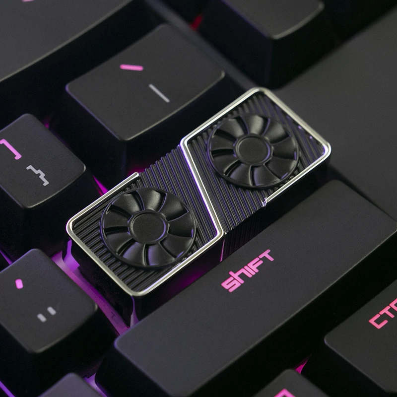 Keystone keycap 3060 Grafická karta Periférie zinočnatého zliatiny Zliatina Zliazba kov Enter Key Personalizovaná hra Mechanická klávesnica Keycap