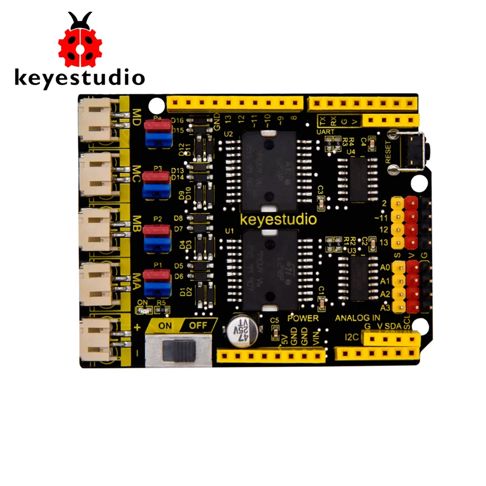 KeyStudio 4 Channel L298p Motor Drives Shield V1.0 pre robot Arduino