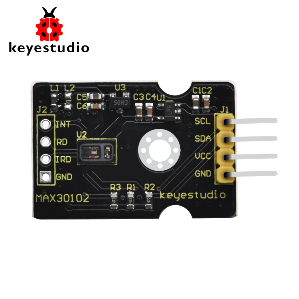 KeyStudio Max30102 Senzor srdcovej frekvencie kyslíkový impulz prelomer pre Arduino Uno