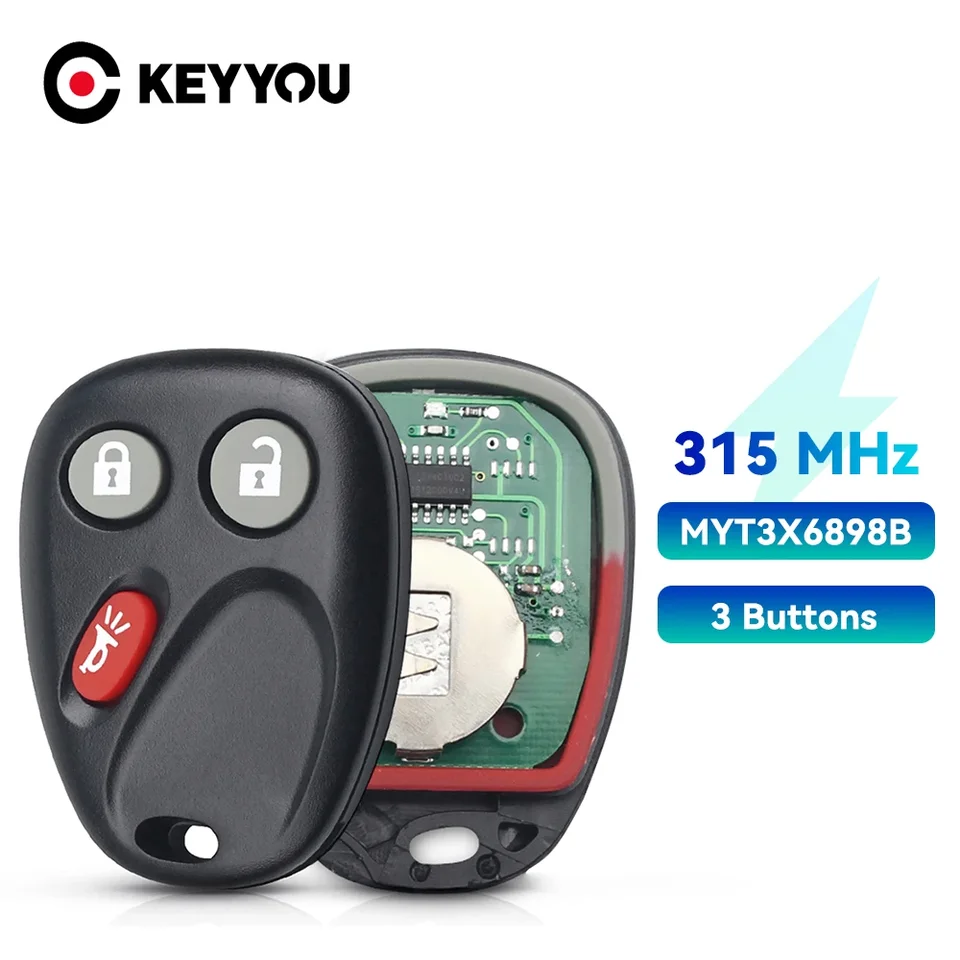 Keyyou 1pcs CAR REMORY Kľúč pre Chevy Tahoe Silverado SMART KEY AUTO PRE CADILLAC GMC LHJ011