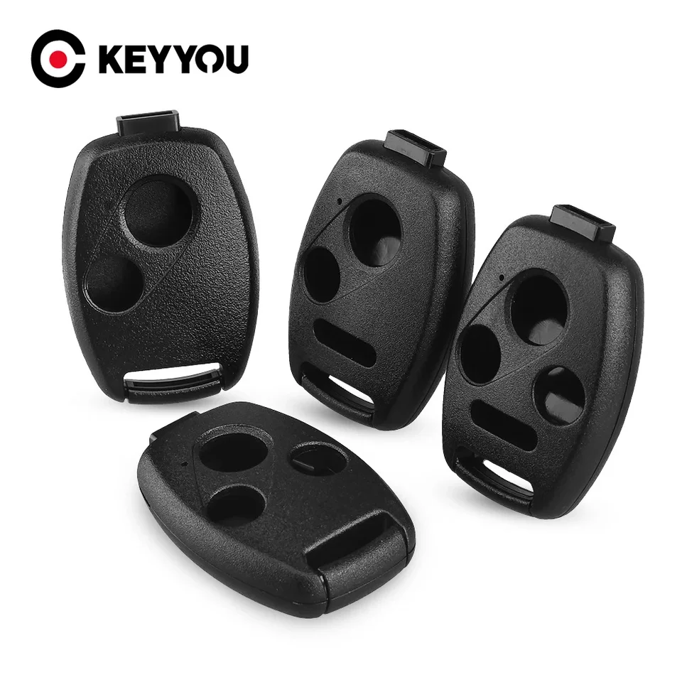 Keyyou 2/3/4 Buttons CAR KEY CASE SHELL DRAE pre Honda Accord CRV Pilot Civic 2003 2007 2008 2009 2010 2012 2012 2012 2013