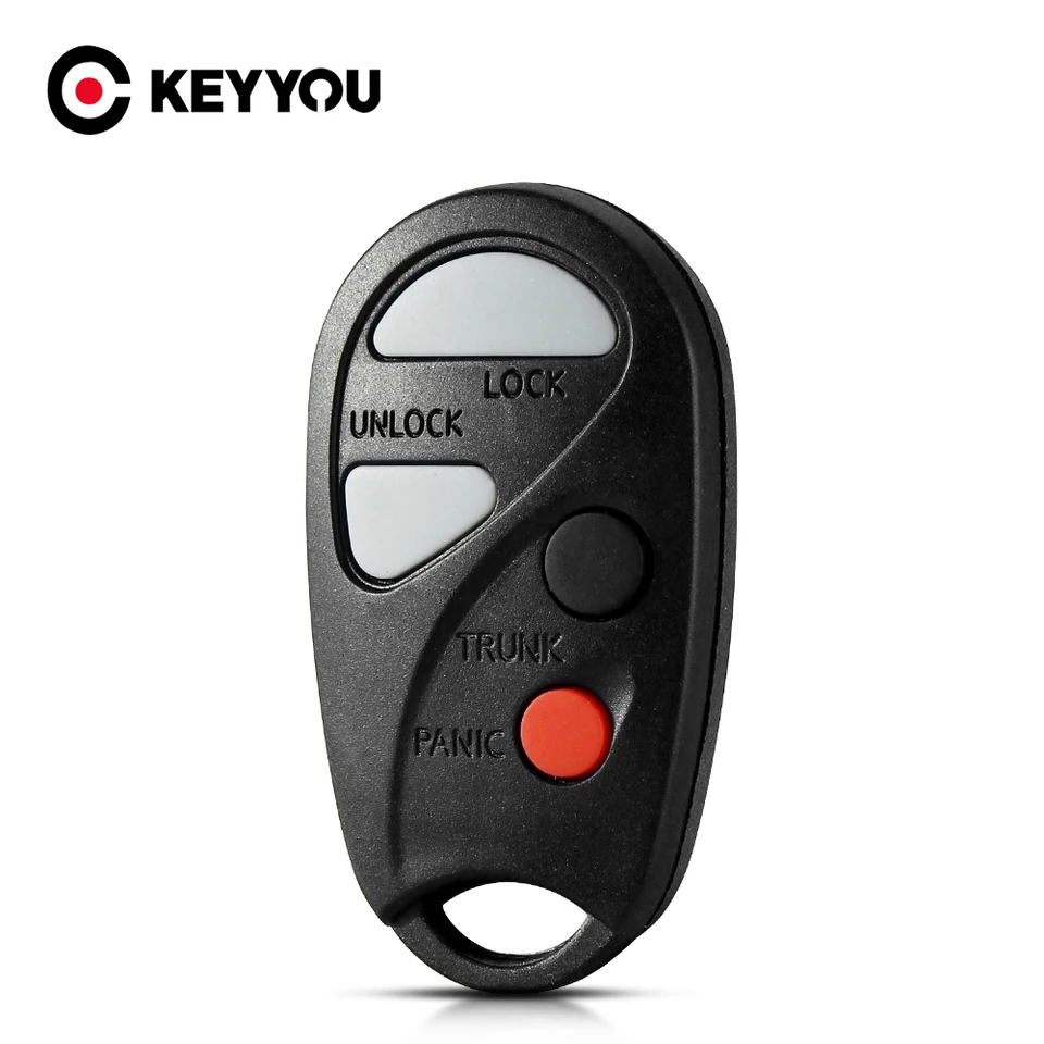 Keyyou 4 tlačidlá vzdialené auto kľúča obaly FOB Case pre Nissan Sunny Infiniti Sentra Maxima I30 G20 2000 2001 2002 2003 2004