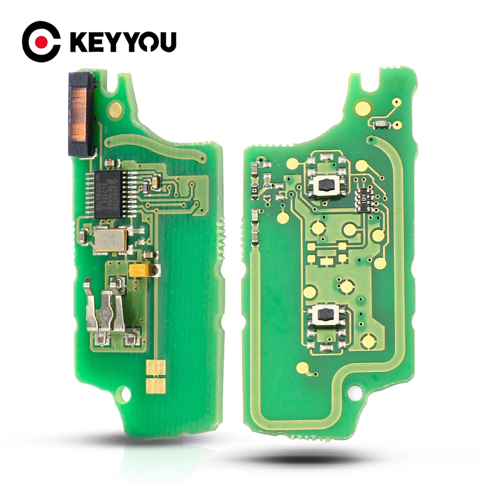 Keyyou diaľkový kľúče elektronické obvodné dosky Požiadajte FSK o Peugeot 207 208 307 308 408 Partner pre tlačidlá Citroen C2 C3 C4 C5 2 3