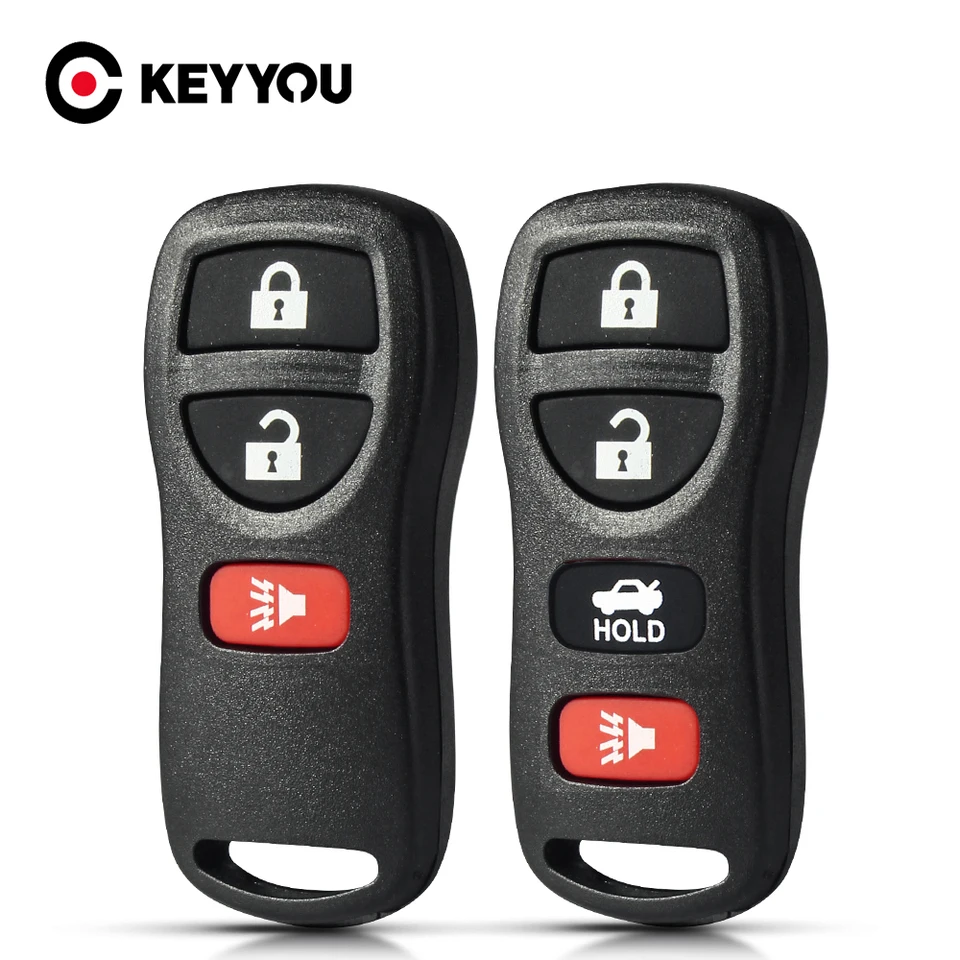 Keyyou KBRASTU15 Vzdialené puzdro na kľúče od auta pre Infiniti Nissan Armada Frontier Murano Pathfinder Quest Titan XTERRA 3/4