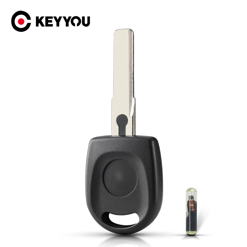 Keyyou Transponder Car Key Shell ID48 Chip pre VW Polo Golf pre sedadlo Ibiza Leon pre Transponder Transponder Hu66 Blade kľúč