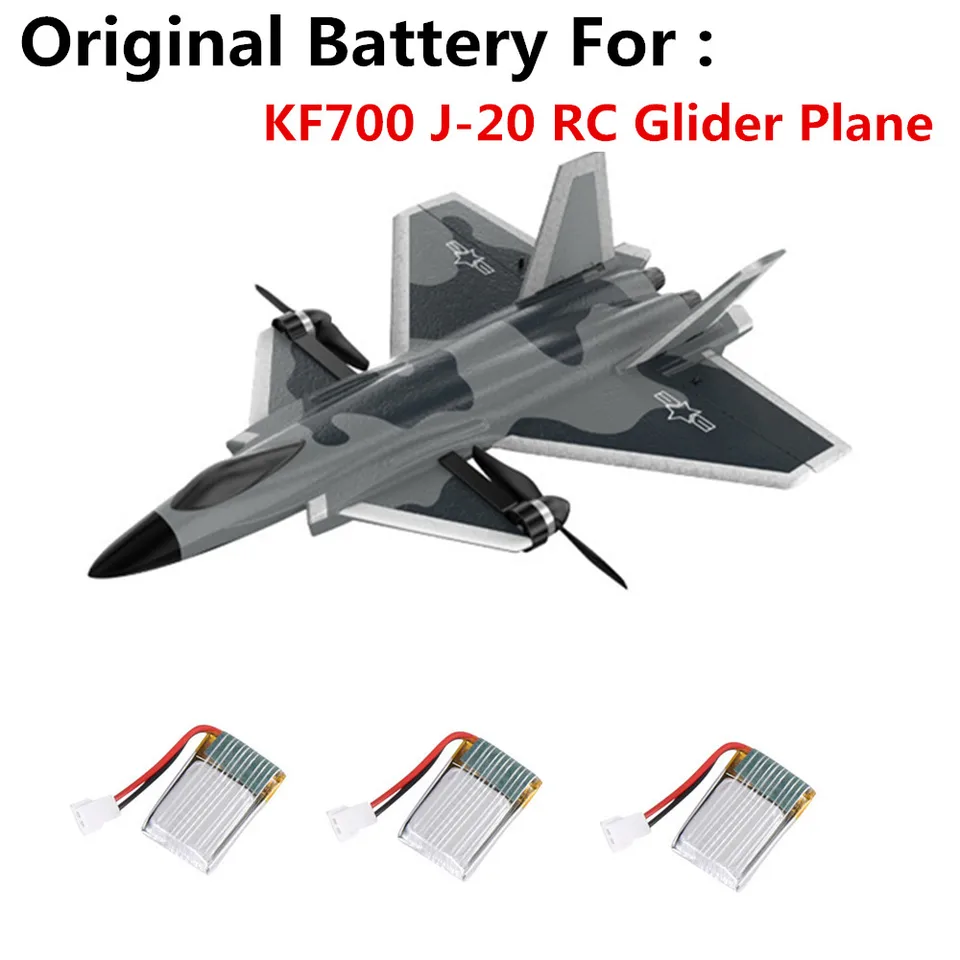 KF700 J-20 RC Glider Plane Pôvodné príslušenstvo 7,4 V 700 mAh batéria Použitie pre batériu KF700 DRONE KF700