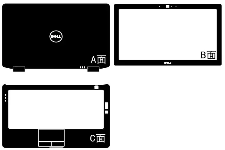 Kh uhlíkové vlákno pre laptop slepacie kryt