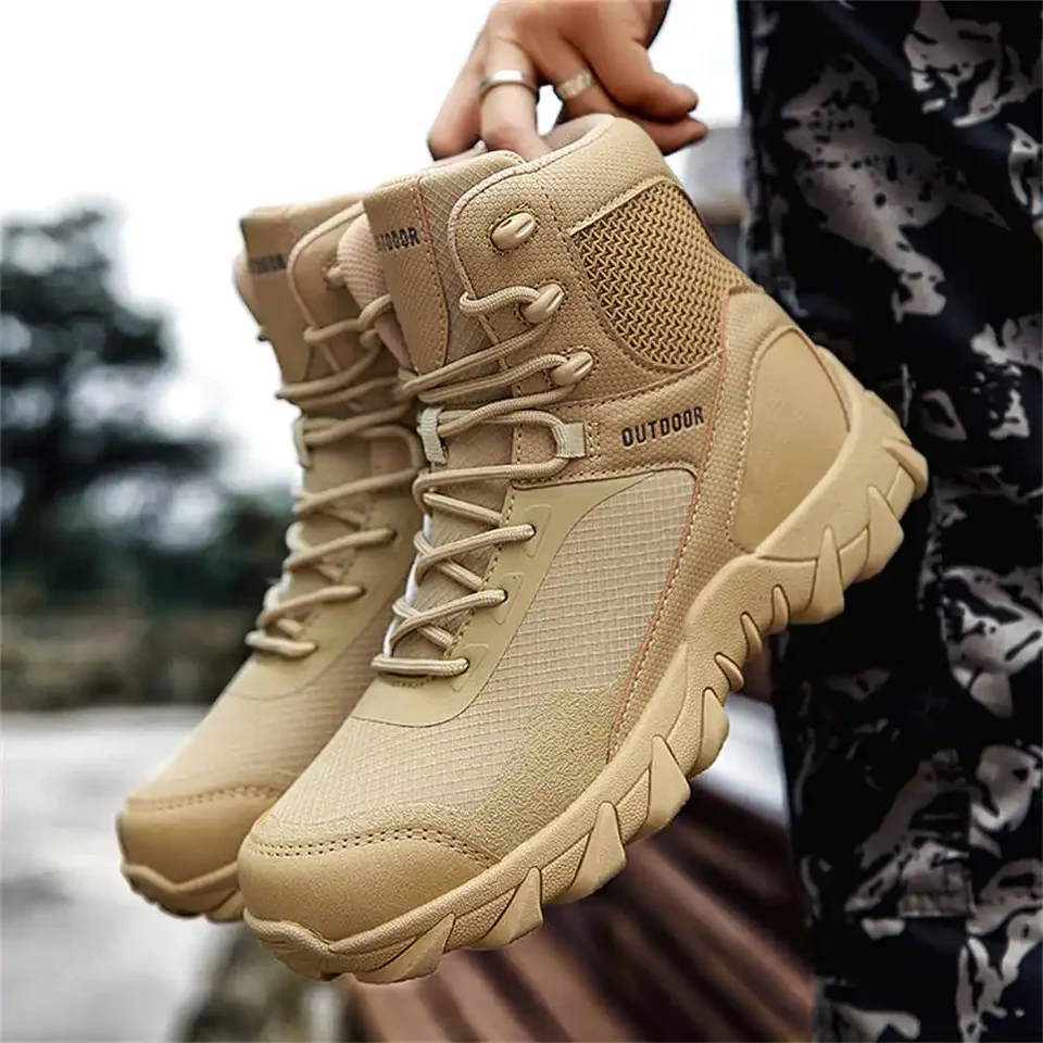 Khaki Platform Teenage Fashion Sneakers Davičné turistické topánky pre mužov Sport Advanced Krasovka Outing Boti Teniss vedúci YDX2