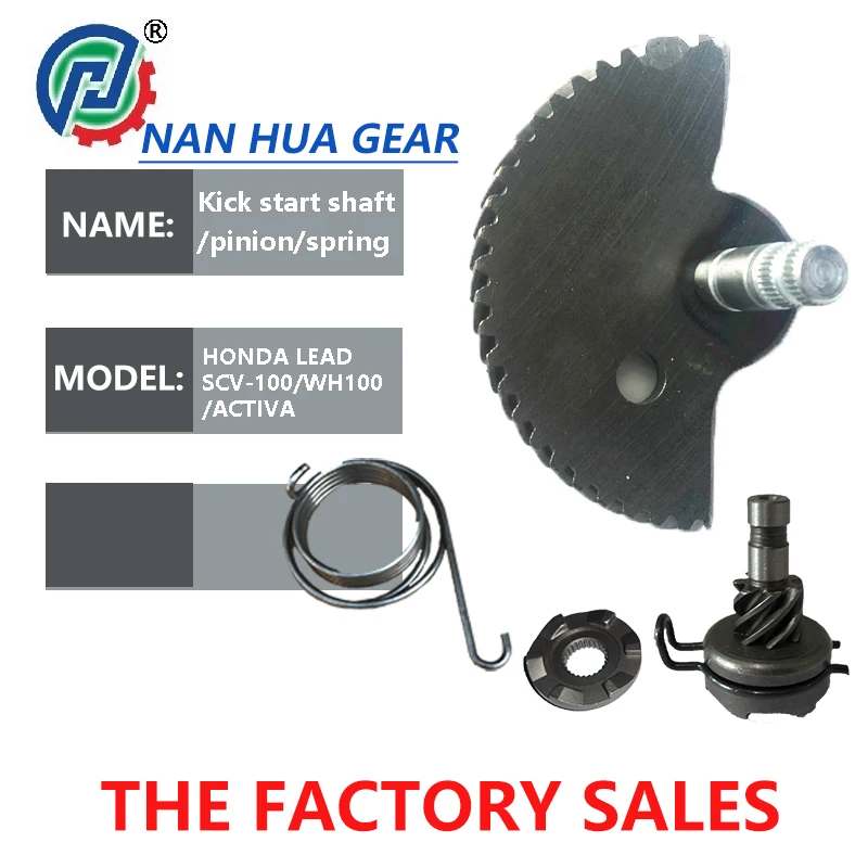 Kick Starter Pinion Shaft uso olovo SCV-100 28230-KPL-900 22109-KPL-900 28211-KPL-000 28250-KPL-840