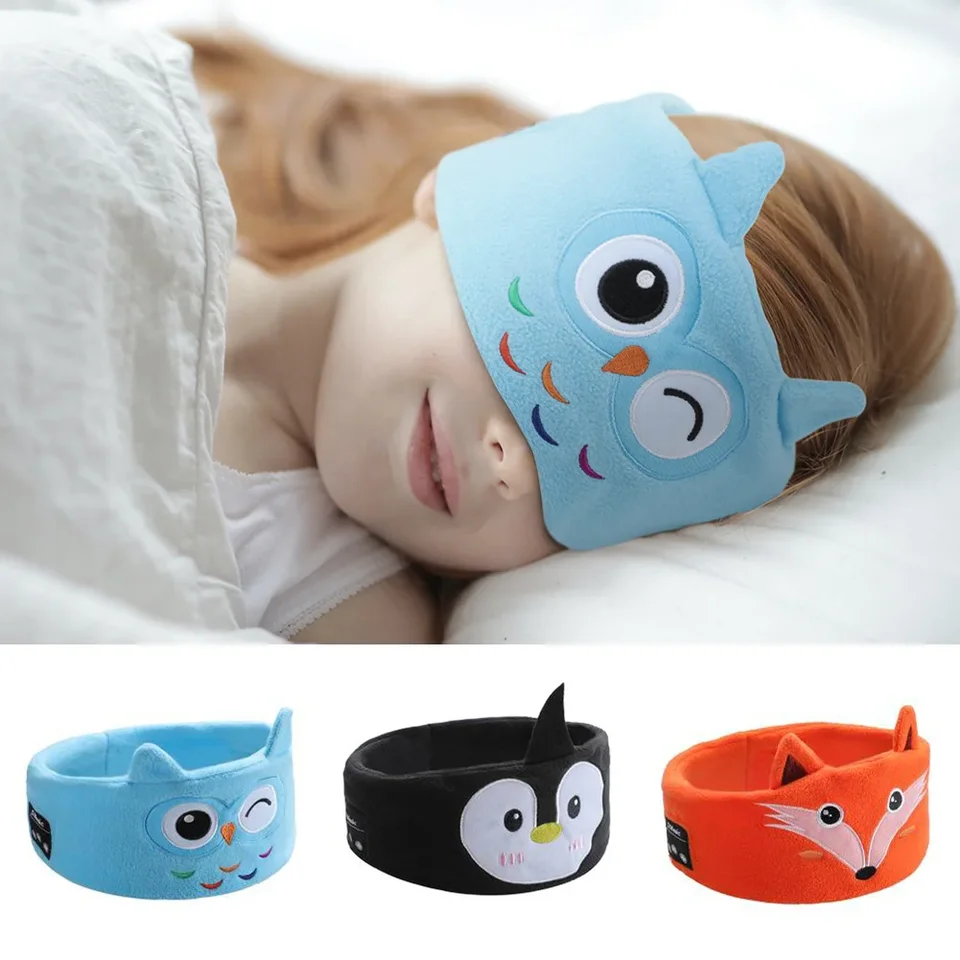 Kid Bluetooth slúchadlá Sleephone Sleep Mask Bluetooth 5.0 Stereo hudobný prehrávač podporuje ručnú mäkkú hudbu čelenka pre deti darčekmi pre deti
