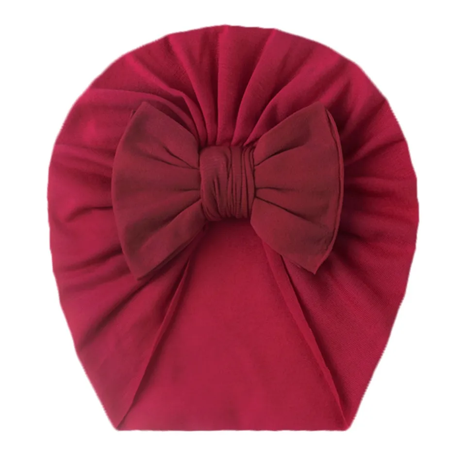 Kid Swim Boys Hat Turban Cap Girls Bowknot detská dojka Elastics Elastics Turban 12 mesačné fleecové lemované nohavice neutrálne farebné klobúky
