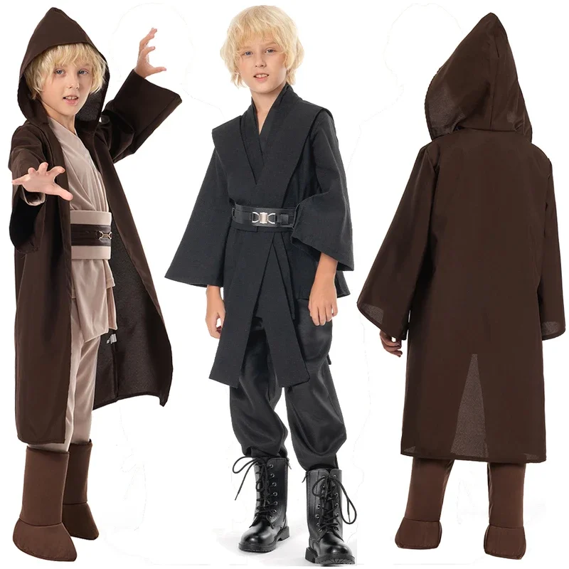 Kids Boys Anakin Fantasy Obi Wan Cosplay filmové vesmírne bitka Knight Masguise Kostý