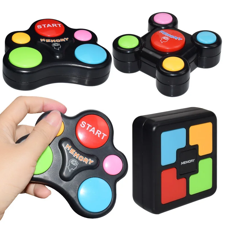 Kids Montessori Educational Memory Game Machine so svetlami zvuky hračky Interaktívna herná pamäťová tréningová hra vtipné hádanky hračky