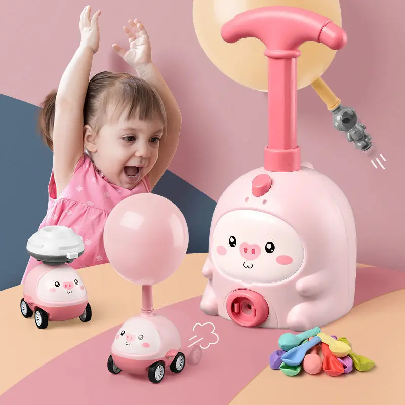 Kids Rocket Balon Rauncher Hračky Hračky Vzdelávacie zotrvačné letectvo Balón auto Tower Science Hračky pre chlapcov vianočný darček