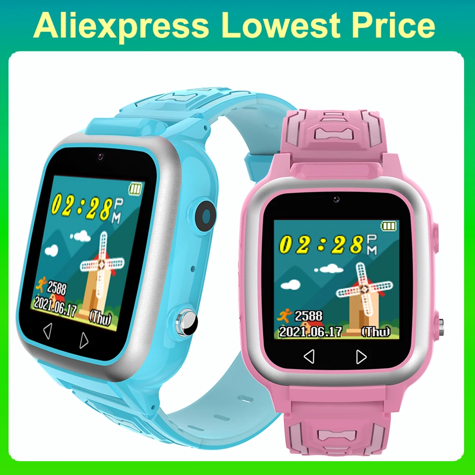 Kids Smart Watch Game Music Pedometer Duálny fotoaparát mp3 nahrávka smartwatch baby hodinky Deti