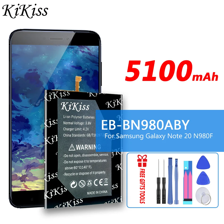 Kikiss batéria 5100 mah EB-BN980ABY pre Samsung Galaxy Note 20 N980F SM-N980F/DS N980 Note20