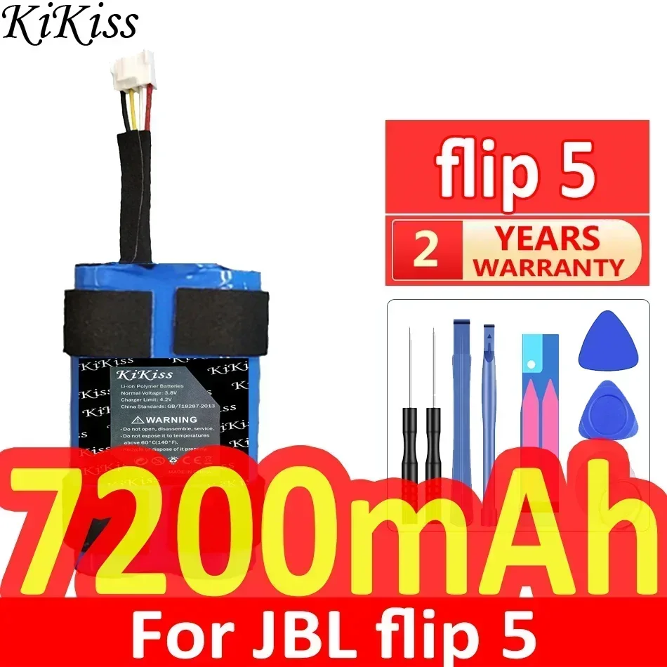 Kikiss batéria 7200 mAh pre JBL Flip 5 Flip5