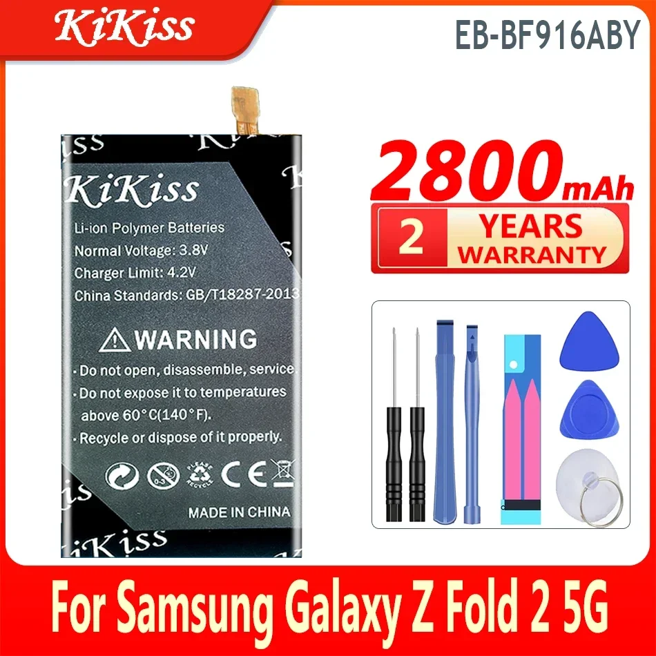 Kikiss batéria EB-BF916ABY EB-BF917ABY 2800MAH/2900MAH pre Samsung Galaxy Z Pohyb 2-SKLAD2 5G SM-F916