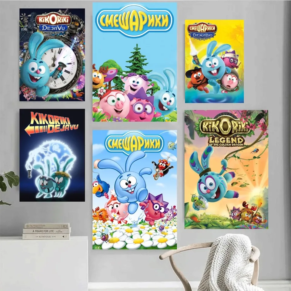 Kikoriki karikatúra plagát domáca kancelária Wall Spálňa obývacia izba kuchyňa dekorácia maľba maľba