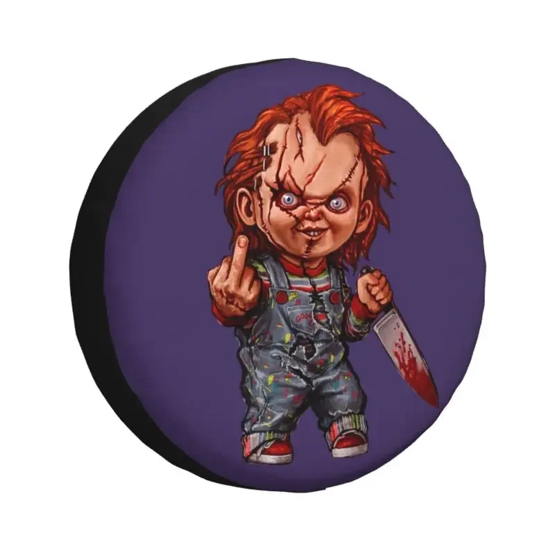 Killer Doll Chucky Chucky Cover Cover pre Jeep Hummer 4x4 SUV Custom Child's Play Horror Film Pneutor Protector 14 