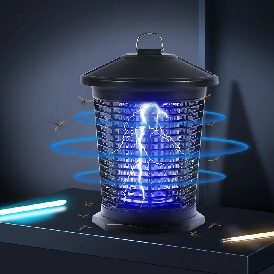 Killer komárov vonkajší komár Killer Rain odolný 4000V elektrický šok záhradný záhradný zabijak Lamp