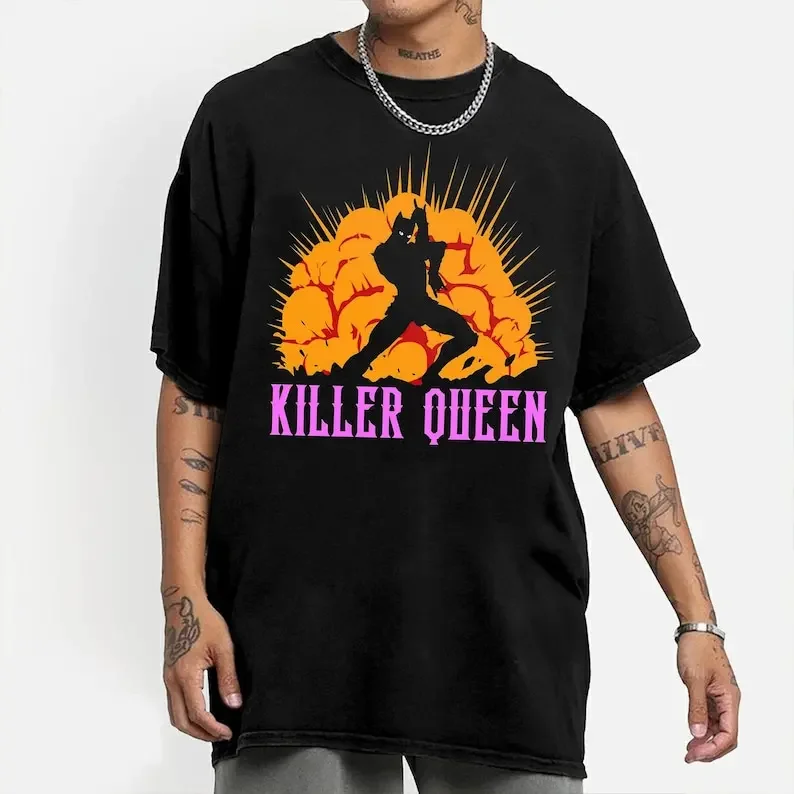 Killer Queen Shirt, Tričko Anime JJ's Bizarre Adventure, Tričko anime