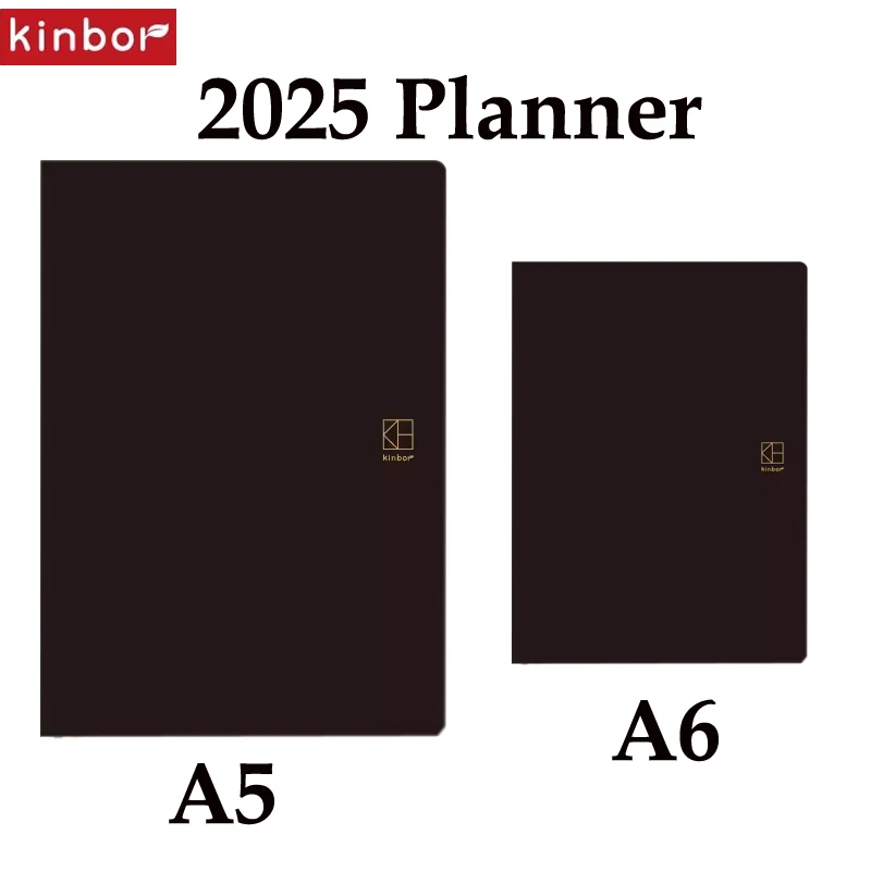Kinbor 2025 Ročný ročný plánovací denník A5 A6 Notebook 52G BA Chuan Paper Week Mesiac Plánovanie Poznámka Zoberieme knihu do zoznamu do zoznamu