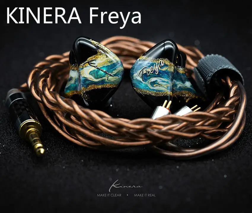 Kinera freya 3BA+1DD Hybridné ručne maľované v ušných slúchadlách uši