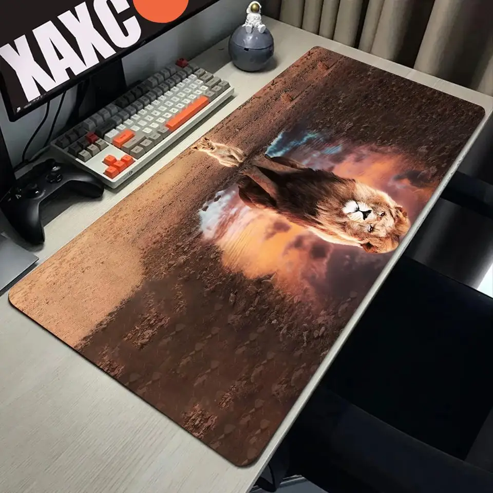 King of Beasts Lion Mouse Pad XXXL Gamer Veľká myš