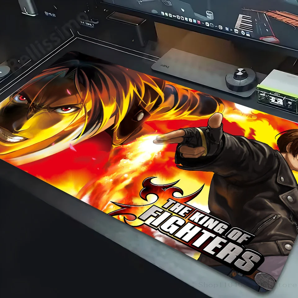 King of F-Fighters MousePad Non-skĺznutie vhodné pre kancelárske počítače prenosné počítače E-Sports Game Desk Mats XXL Klávesnica