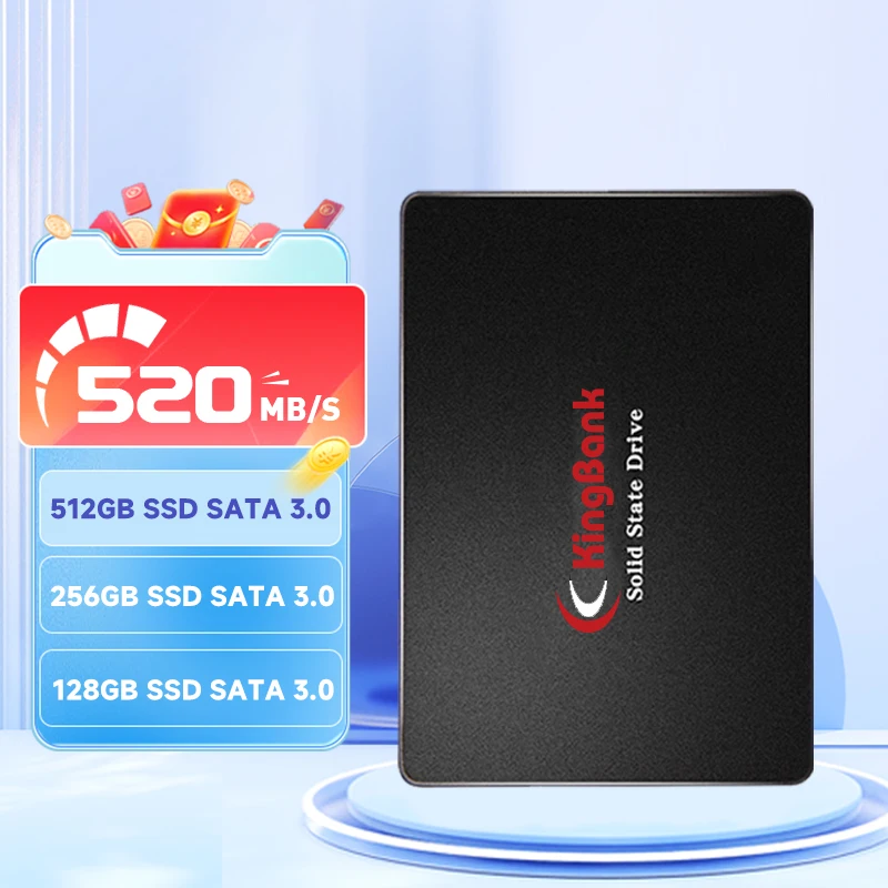 Kingbank KP320 SSD SATA 3.0 128 GB 256 GB 512 GB 2,5 palca SATA III Desktop Notebook Internal Solid State Drive SSD