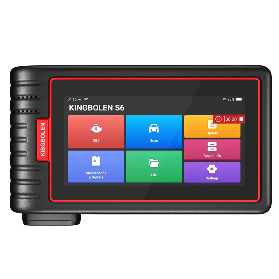 Kingbolen S6 OBD2 Scanner Úplný systém OBD2 Diagnostický skener automobilov s celoživotnou bezplatnou aktualizáciou