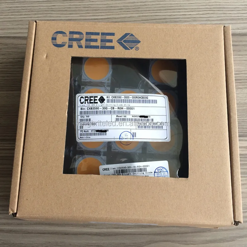 Kingbrite Original COB CXB3590 CXB 3590 3000K/3500K DB Bin 80 CRI 36V COB DIY LED balíček LED