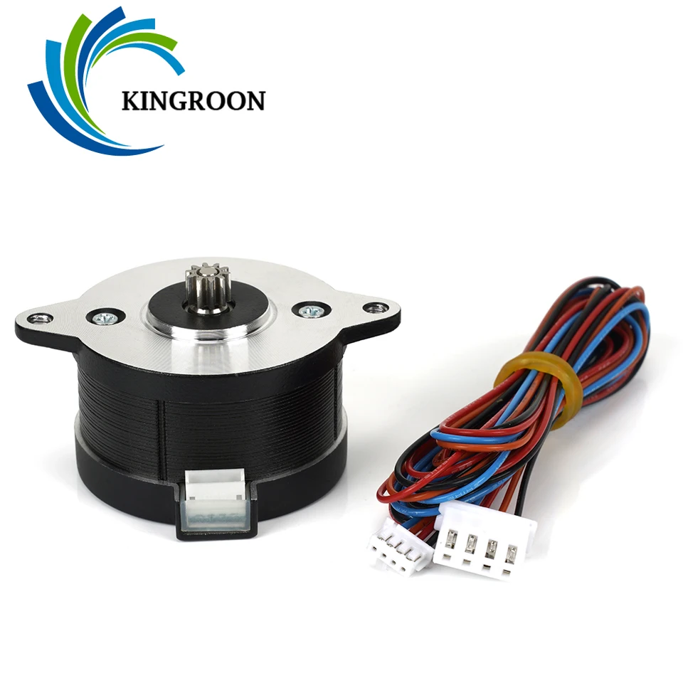 Kingroon Round NEMA14 36 Krokový motor s vysokou teplotou s vysokou teplotou s 1M linkou pre extrudér Voron 3D tlačiareň 36Byg1204-A-6QHT