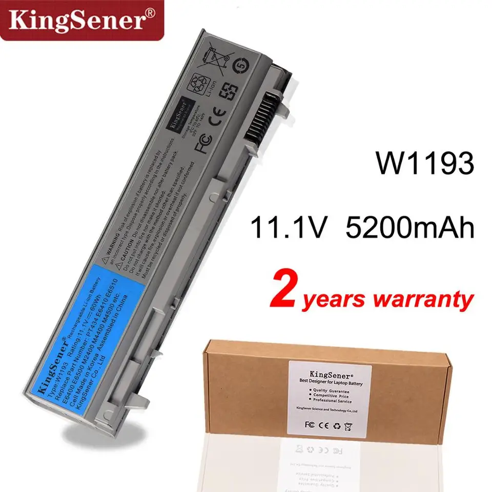 Kingsener notebook pre batériu Dell Latitude E6400 E6500 E6410 E6510 M2400 M4400 M6400 W1193 PT434 KY265 GU715 C719R RG049 U844G