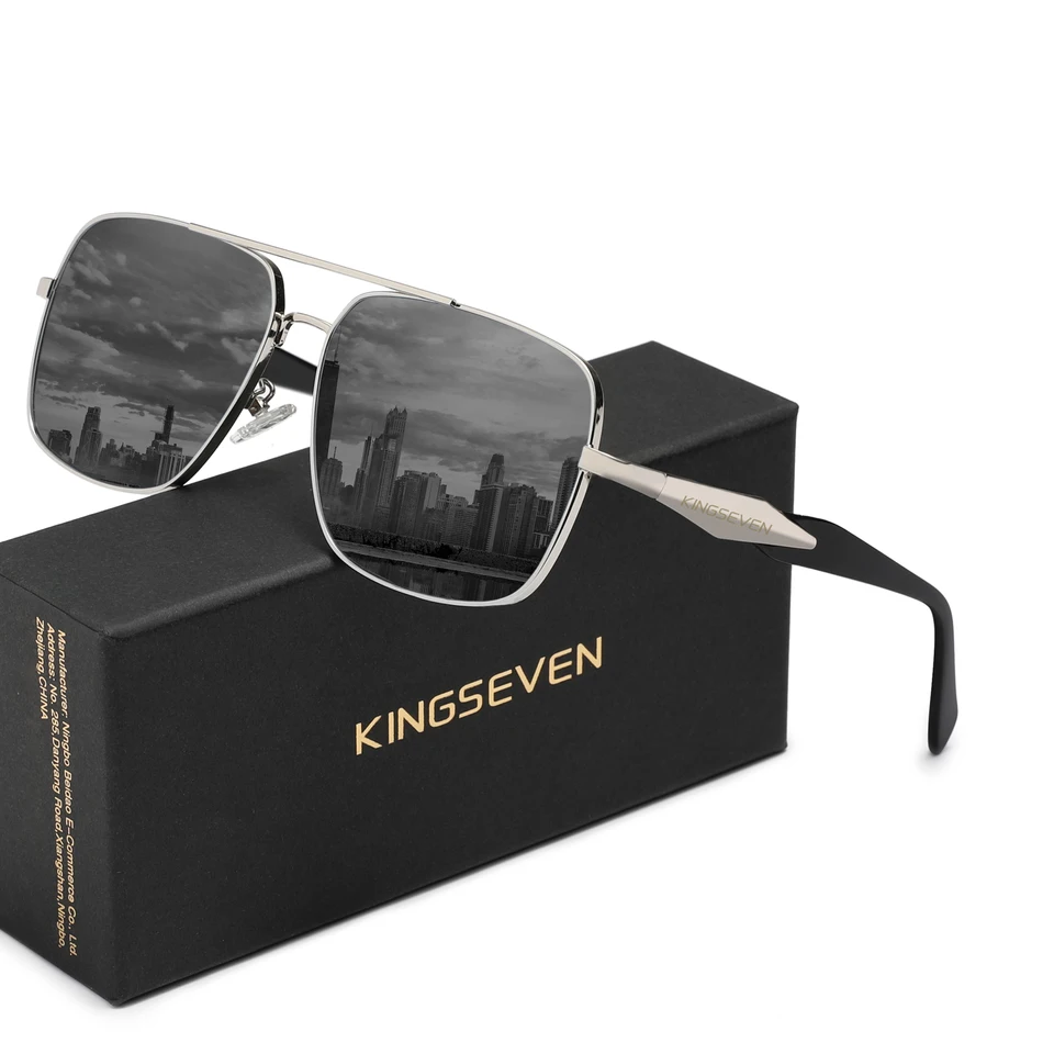 Kingseven 2024 Dizajn Polarizácia Slnečné okuliare pre mužov UV400 Ochranné okuliare Ženy Luxusné rybolov