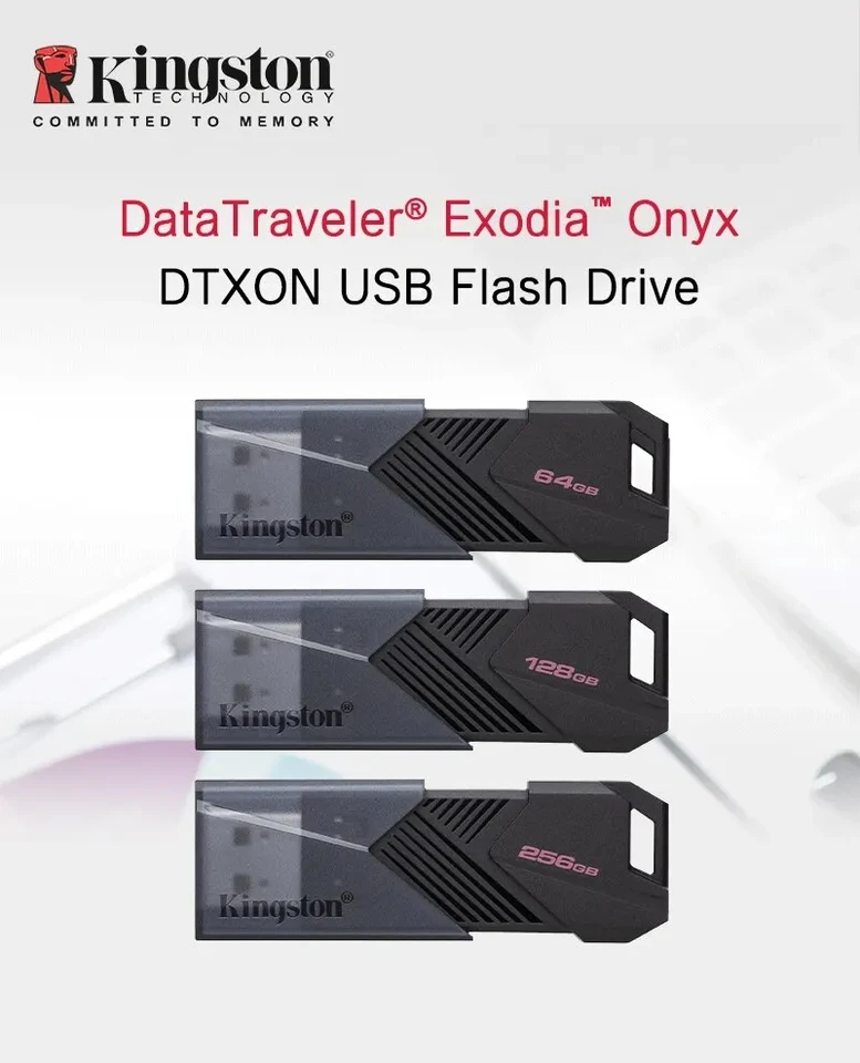 Kingston USB Pen Drive DTXON USB Flash Drive USB 3.2 Pendrive Black USB Pamäť pre počítač 64 GB 128 GB 256 GB USB Stick Memory