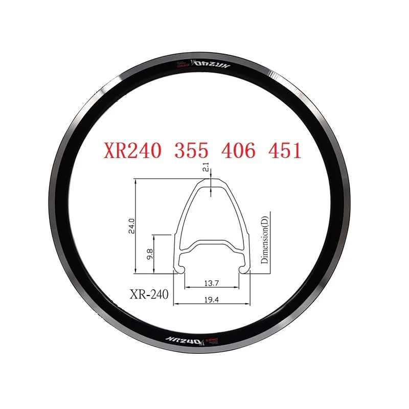 Kinlin XR240 Ultralaght hliníkového skladacieho bicykla BMX 355 406 451 18 20 palca 16 20 24 dier