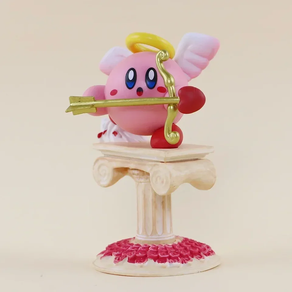 Kirby Kawaii anime figúrky hračky hračky Cupid dekorácia karikatúra Periférne hračky Girls Darčeky Valentína roztomilý darček