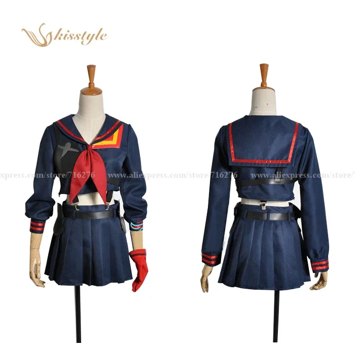 Kisstyle Fashion Kill La Kill Ryuko Matoi Unifrom Cosplay kostým Cos Cos Uniform Clothing, prispôsobené akceptované