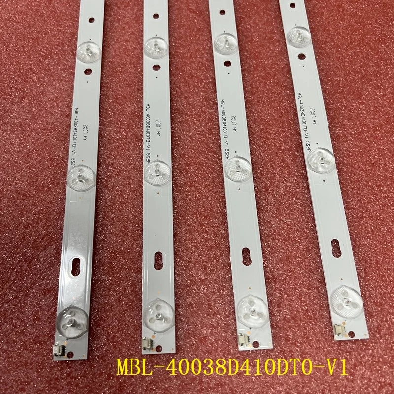 Kit 4PCS 10led LED podsvietenie lišty pre Bauhn B40-63UHDF CV9203H-A42 TD systémy K40DLT1F MBL-40038D410DT0-V1