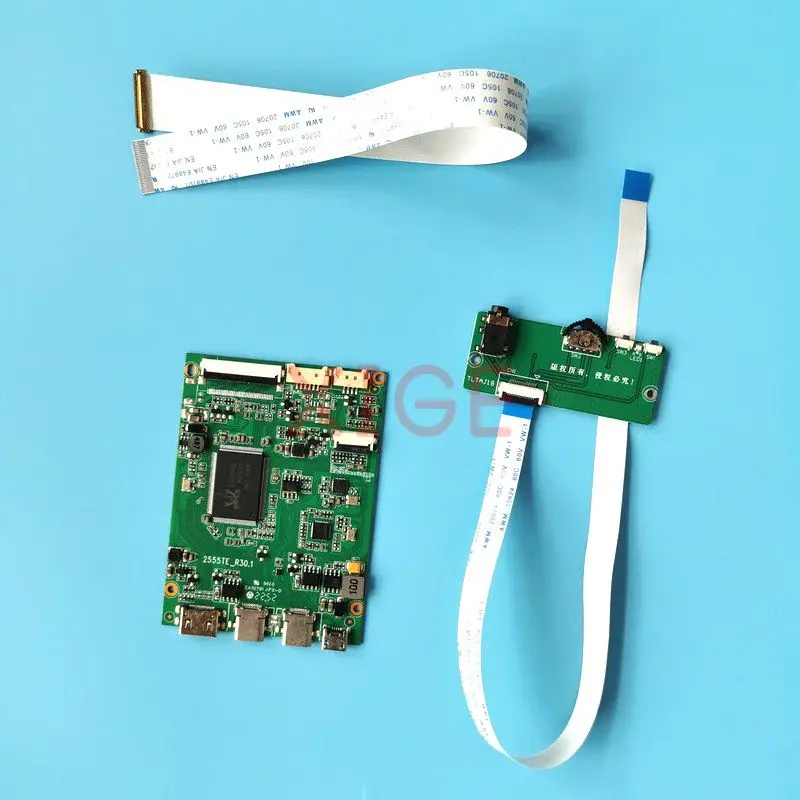 Kit DIY LCD ovládač ovládača ovládača pre B125HAN01.0 B125HAN02.0/2.2 1920x1080 PINP 2 PIN EDP 2 TYPEC HDMI-MINI 12.5 