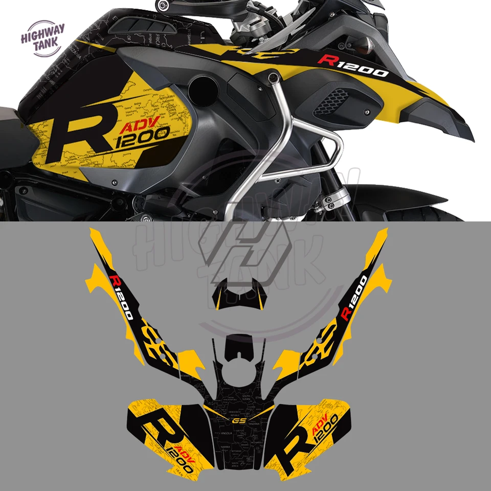 Kit pre motocyklové obtisky pre prípad BMW R1200GS Adventure R1200 Adv 2014-2017