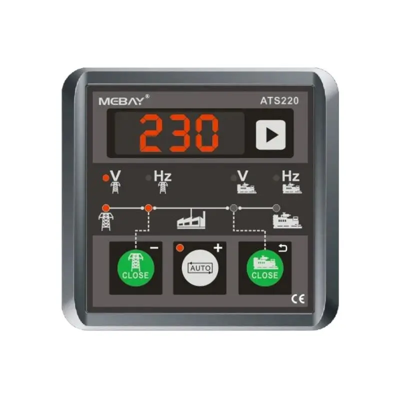 Kit Xeon Original MeBay ATS220 Genset ATS Switch Switch Automatický manuálny manuálny panel Generátora LED DIZD Generátor