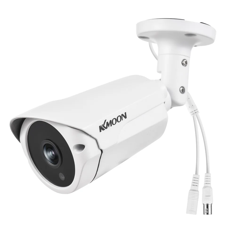 KKMOON 1080P CCTV Fotoaparát káblová bezpečnostná kamera Indoor Monitor Fotoaparát Infračervená nočná vízia 3,6 mm objektív široký uhol 2.0MP