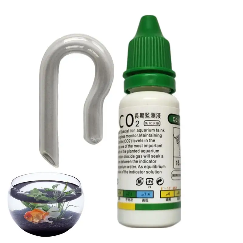Kladka skla kvapky skla CO2 CO2 Drop Glass Corge Aquatic CO2 CORE TRESTRArent Aquarium CO2 Kit pre vysadené ryby