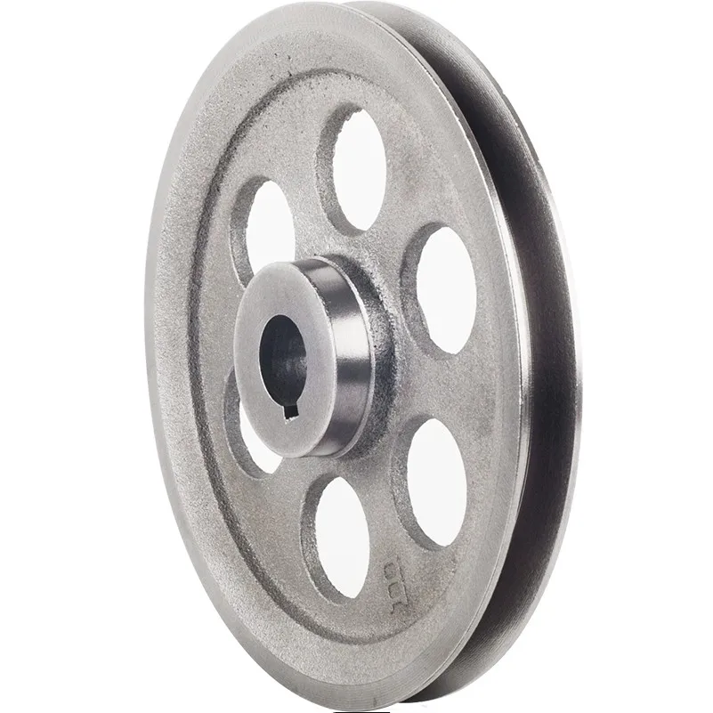 Kladka v pásme 1A Typ 300 mm liatinový pásový kladka dieselový generátor motor Motor V-Belt kladka kladky